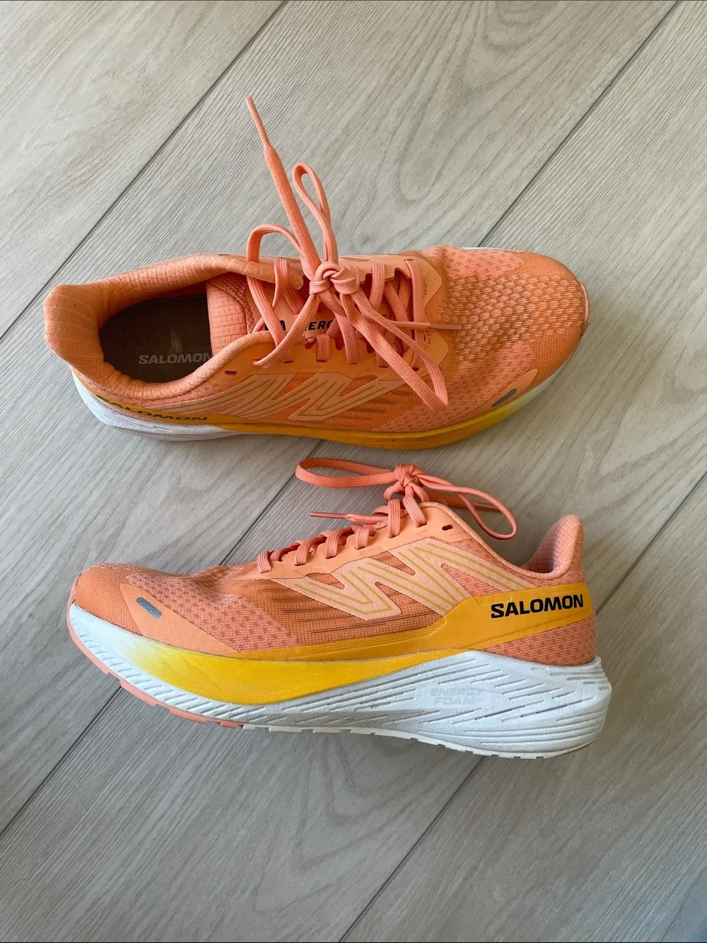 Salomon Women’s Coral-Orange Running Shoes